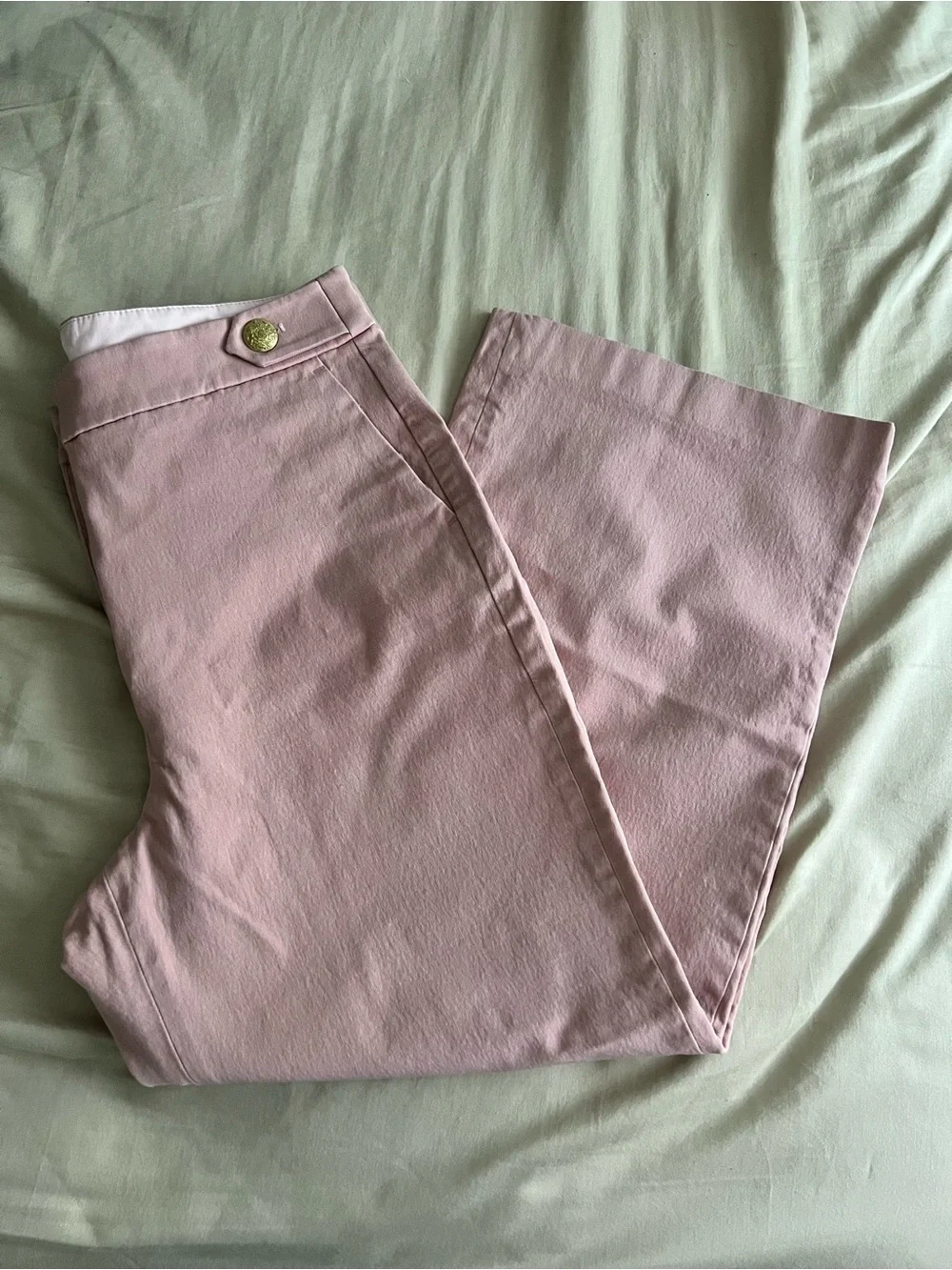 J. Crew Light Pink Flare Jeans